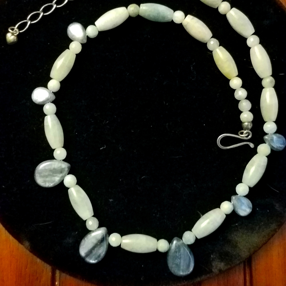 Jay king blue stone necklce